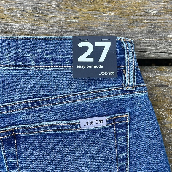 NWT Joe's Jeans Easy Bermuda Denim Cut-Off Denim Shorts - Picture 10 of 14